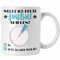 Trendation - Handball Tasse Geschenk für Handball Spieler Werde ich Heute Handball Spielen (Weiß)