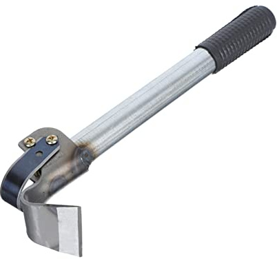 YARNOW 1pc Bark Scraper Debarking Tool Spudger Tool Hand Squeegee Scythe Draw Knife Mortise and Tenon Tools Bark Stripping Cutting Stripping Cutter Peeled Silver