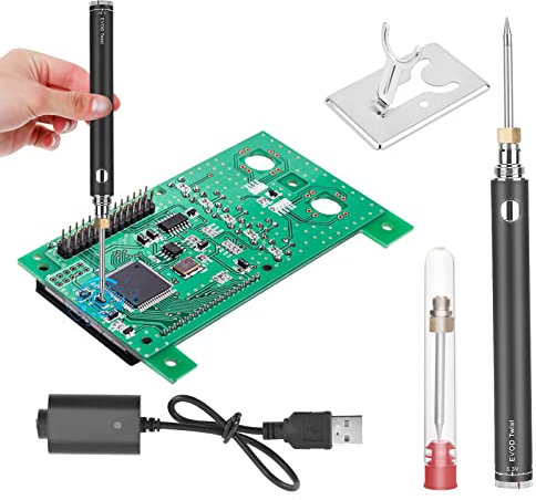 Soldador Inalámbrico, Soldador Portátil, Soldador Con Interruptor, Temperatura Ajustable, Carga Usb, Soldador Eléctrico De 5 V Para Soldar, Reparación De Soldadura