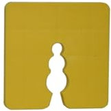 Abstandhalter 5mm 100 Stück | Unterlegplatten Distanzhalter Distanzklötze Trageklötze aus Kunststoff