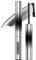 ASMAYSA 3D Curling Eyelash Iron Mascara, Washable Extra Slim Metal Bristleless, Waterproof, Long Lasting