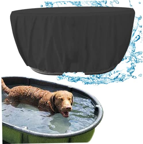 Banziaju Oval Stock Tank Pool Abdeckung Stammbeherrschung Abdeckung 100 Gallonen Oval Stock Tank Pool Abdeckung wasserdicht