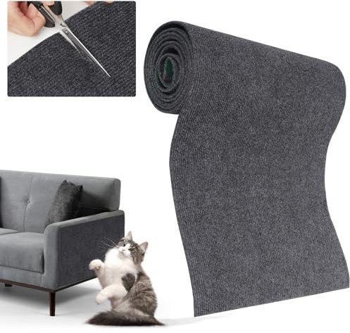 Yokuni Rascador para Gatos Sofa, 200 x 40 cm Protector Sofa Gatos Arañazo, Se Puede Recortar, para Sofás, Puertas y Paredes