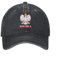 Polen Polska Polnisches Wappen Weißer Adler Baseballmützen für Distressed Denim Washed Snapback Cap Laufen Golf Geschenk Hüte Kappe