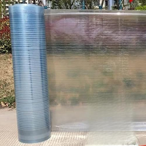 Polycarbonat-Dachplatte, 0,8 Mm, Regensichere Markisenabdeckung For Gewächshausschuppen, Balkon, Frühbeet-Ersatzplatte For Dächer, Landwirtschaft, Gartenarbeit, Landwirtschaftliches Hofschuppendach(1X