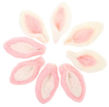 Operitacx 24stücke Teiliges Handgemachte Katzenohren Filz Für Bastelprojekte Dekoration Für Kostüme Haaraccessoires Und Kreative Bastelarbeiten Für Erwachsene