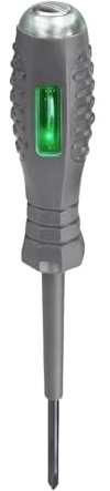 Voltage Tester Screwdriver - 2 In 1 High Torque Strong Magnetic Screwdriver Powe-r Detector, Light Display Screwdriver For Electricity Detection - Gray (cros-s Head)