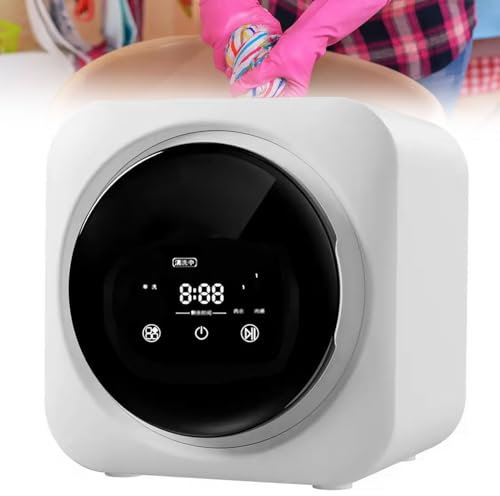 HNBYLMM Mini Washing Machine Portable Washer Machine Portable Washing Machine and Dryer for Travel Wall Mounted Washer Machine Washer and Dryer Combo for Small Items of Clothing Underwear and Socks