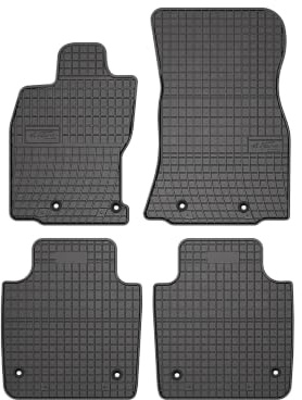 Wielganizator SolidPRO Gummimatten passend für Jaguar XJ VII (2002-2009) | Qualität: Premium - Genaue Passform, rutschfest 4-teilig Fußmatten- Schwarz