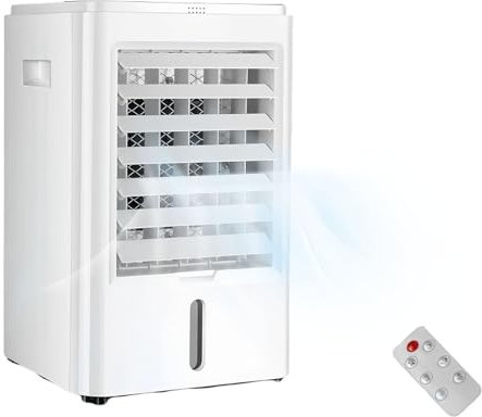 Glowdora Condizionatore d'Aria per Roulotte, Mini Condizionatore d'Aria per Camper, Condizionatore d'Aria Portatile, Raffrescatore d'Aria Evaporativo A 3 velocità, 12 V/24 V.,12V