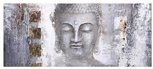 Puzzle für Erwachsene und Kinder, 500 Teile, majestätisches Buddha-Statuen-Puzzle, jedes Teil ist einzigartig, Puzzle mit Buchstaben auf der Rückseite, 52 x 38 cm
