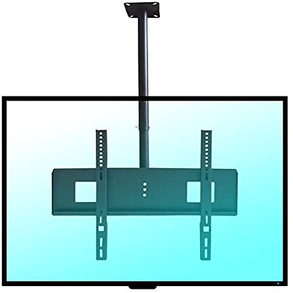 DUANHOZ Ceiling TV Mount Swivel And Tilt Bracket TV - Flat Roofs or Sloping Ceilings, TV Wall Mount Swiveling and Tilting Stand