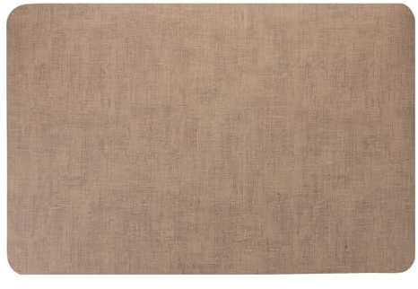 Veemoon Waterproof Pu Leather Manicure Mat for Nail Desk with Non-slip Surface and Desk Protection, Large Brown Nail Salon Table Cover Suitable for Everyday Workspaces and Manicure
