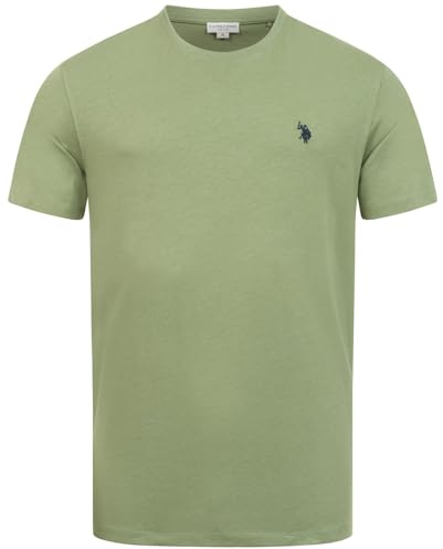 U.S. POLO ASSN. Herren T-Shirt (S-3XL) 100% Baumwolle, Rundhals, Kurzarm, Basic - P030