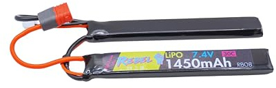 Rebel Precision Airsoft Battery - 1450mAh Lipo 7.4V 30C Nunchuck - Deans