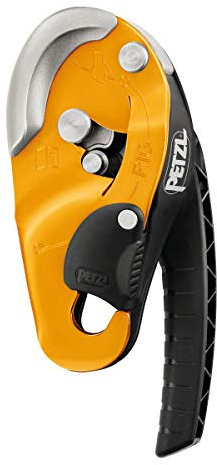 Petzl Adult Abseiling Device Rig, Unisex, Abseilgerät Rig, yellow