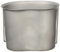 Mil-Tec US Feldflaschenbecher, Nierenform, mit Drahtgriffen, 500ml, Silber / Schwarz, 1 Stück (1er Pack)