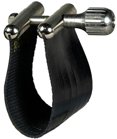 Rovner Ligature & Plastic Cap for Bass Clarinet - Star Series Ligature for Hard Rubber Mouthpiece (SS-3RL)