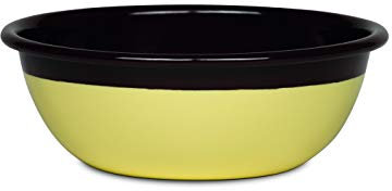 Riess, 0303-573, Schüssel 14 cm, Emaille, Truehomeware, Edition Sarah Wiener, Schoko/Vanille, für Müsli, Salat und Suppe