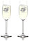 polar-effekt Set de 2 Coupes à Champagne Montana Cadeau de Mariage - personnalisé avec Gravure - nom Date - idée Cadeau pour Motif de Mariage - Beaucoup de Coeurs Entre eux