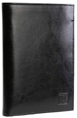 TK 1979 TK01 - Portefeuille Cuir Noir/Portefeuille Homme / 15x11