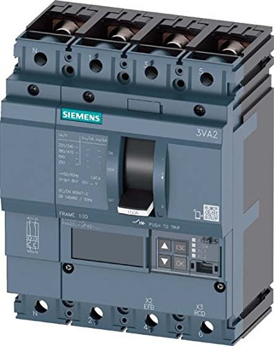 Siemens sentron-3va – Schalter Größe 100 Klasse männlich 55 kA 4-polig etu550 25 A Schraube