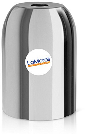 Lampenfassung aus Metall. Chrom – E27