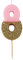 Bougie d'anniversaire numéro 8 rose avec paillettes dorées | Décoration de gâteau de qualité supérieure | Jolie, scintillante pour enfants, adultes, 8e, 18e, 80e fête, anniversaire, âge jalon