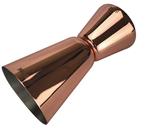 BarBlades Double Jigger, Spirit Measure, Copper 25/50ml, Thimble, Measure, Wine, Duel, Shot, Cocktail, Measure cup (4)