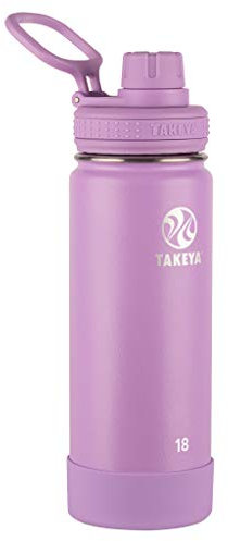 Takeya Isolierflasche mit Ausgießdeckel 18 oz Fliederfarben