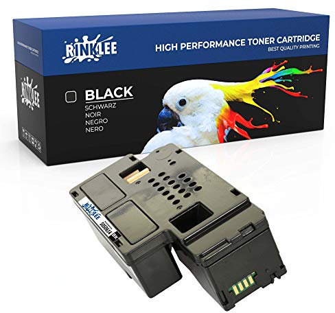 RINKLEE C13S050614 Tonerkartusche kompatibel für Epson AcuLaser C1750N C1750W CX17NF CX17WF C1700 C1750 CX17 | hohe Reichweite 2000 Seiten | Schwarz