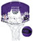 Wilson Mini-Basketballkorb NBA TEAM MINI HOOP, SACRAMENTO KINGS, Kunststoff, TU