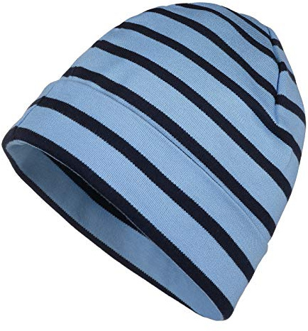 modAS Unisex Rollmütze mit Streifen für Kinder und Erwachsene - Maritime Mütze Geringelt