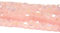 40stk Böhmische Kristallperlen 4mm, Tschechische Perlen Glasschliffperlen Glasperlen, Würfel, CZ Beads (Rosa)