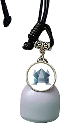 comp Origa Frosch-Windspiel, geometrische Form, Glocke, Autoanhänger