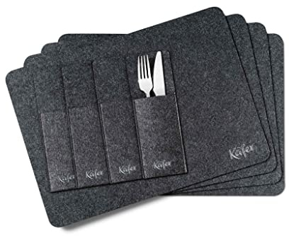 Käfer Patz-Set, 12-tlg., anthrazit