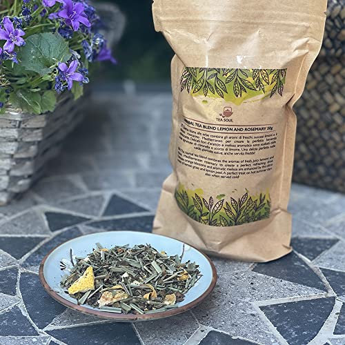 Tisana al Limone e Rosmarino • Tisana di Alta Qualità • Confezione 50gr • Tea Soul