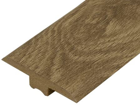 Universal Moudlings Laminate & Wood Flooring T Section Transition Bar MDF Threshold Strip Edge Profile Door Strip Trim (Old Oak)