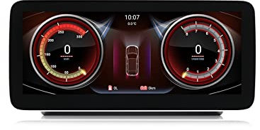 Doppel-DIN-Auto-Stereo-GPS-Navigation 12,5 Zoll Auto Multimedia MP5-Spieler Für Mercedes Benz C-GLC-V-Klasse W205 X253 W446 Touchscreen Car Radio Mit SWC/Carplay/DSP/Mirror Link,450 4g+64g,12.5in