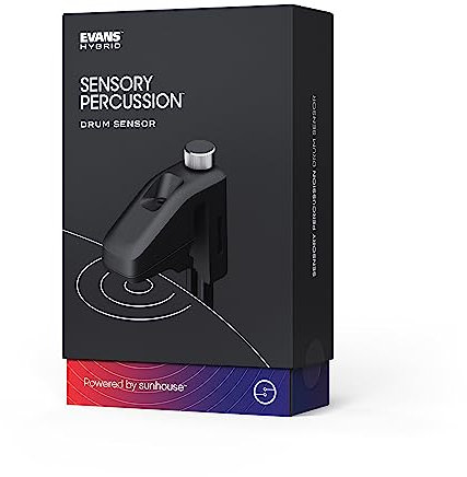 Evans Hybrid Sensory Percussion Expansion Pack - Sensory Percussion Accessories - Enthält Trommelsensor, TRS-Kabel, 4 Tonabnehmerelemente