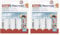tesa Powerstrips Haken Small CLASSIC - Selbstklebender Wandhaken für Glas, Kacheln, Holz, Kunststoff und andere Untergründe - Weiß (Packung mit 2)