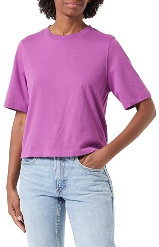 United Colors of Benetton Tshirt 3bl0e17g5 T-Shirt, Viola 007, XS Donna