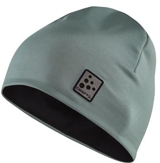 Craft Sportswear Unisex Microfleece Mütze | Beanie zum Laufen, Skifahren & Wintersport, Thymian, Einheitsgröße