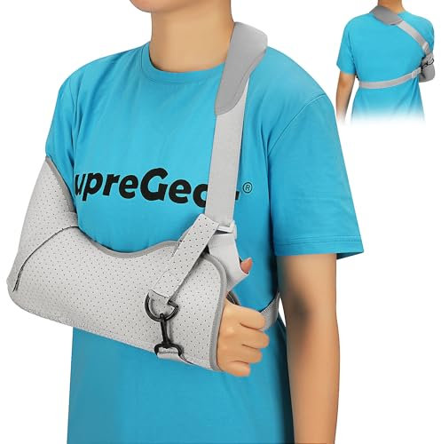 supregear Banda de Brazo para Inmovilizar el Hombro, Cómodo Soporte Médico para el Manguito Rotador para Hombres y Mujeres Correa para el Brazo para Lesiones en el Hombro, Huesos Rotos y Fracturados