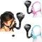 Knebel Mund Frau Bondage Maske Mit Trichter Urinal Verstellbare Knebel Mund Extrem Ball Gag Mundknebel für Frauen Bondage Set Sklave Fetisch Sexspielzeug Für Frauen (Schwarz)