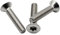 Vis Torx Tete Fraisee M6 x 50mm : 10 Pcs pour Rondelles Metal Ecrou | Vis Inox Tete Fraisee Torx Acier A2 | Vis Tete Cylindrique Fraisee Anti-Rouille - DIN 965 | Vis PROTORX