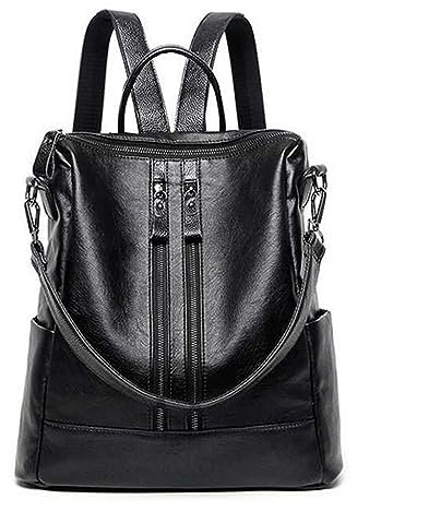 Borsa per bambini Zaino da donna Zaino alla moda Faux PU Borsa a tracolla Multifunzionale Casual Borsa da viaggio Zaino Aspirapolvere Cordless Potente, Nero , Taglia unica