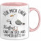 Nordsee Tasse Geschenk Für Mich Einen Kaffee Und Ein Taxi And Meer Bitte Geschenkidee Sylt Norderney (Rosa)