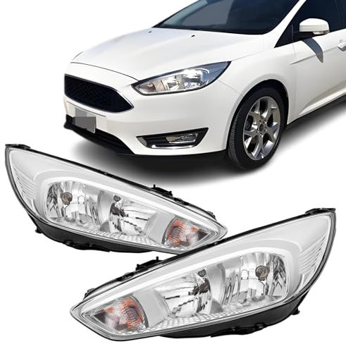 REINKO Alu Front Scheinwerfer L+R für Ford Focus III MK3 Facelift Hauptscheinwerfer