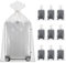 Yocdunm 10 Pack Extra Large Clear Plastic Storage Bags,90x120CM Flat Large Plastic Bags, & Reusable Suitcase Storage Bags for Luggage,Suitcase,Furniture,Plush Toys,Office Chairs